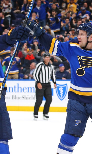 Tarasenko's second goal brings home 3-2 overtime win for Blues